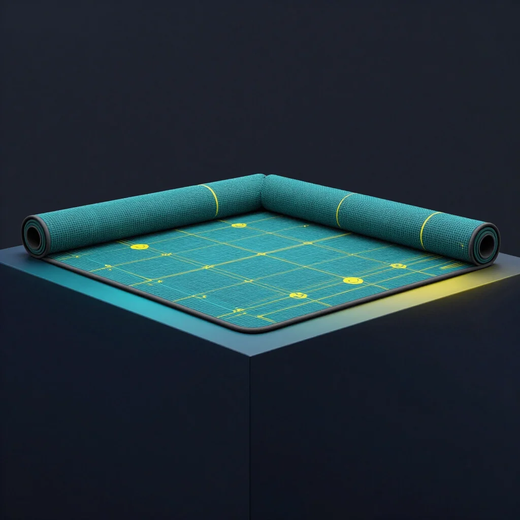 Tapis de Jeu Néoprène Cyber Matrix